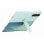 Custodia in silicone verde menta e pellicola protettiva per lo schermo Samsung Z Fold7
