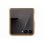 Capa de couro vegan castanho escuro para Samsung Z Flip7