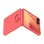 Custodia in silicone rosso con anello per Samsung Z Flip7