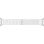 Samsung Weißes geflochtenes Fadenarmband (M/L) für Watch8/Watch8 Classic