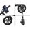 Elektrisches Fahrrad 14'' 350W 36V Bluetooth Faltsystem LED Licht Elektrisches Fahrrad 14'' 350W 36V Bluetooth Faltsystem LED Licht
