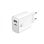 Cargador Ewent EW1325 USB-C/USB-A 30W QC 3.0 Blanc