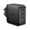 Ladegerät UGREEN CD224 65W 3x USB-C 1x USB-A GaN Schnellladegerät Schwarz