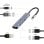 Adapter Gembird A-CM-COMBO5-03 USB-C 87W 5 Gbit/s HDMI 4K Silber