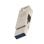 Pendrive PNY HPFD206C-64 64GB USB Type-A USB Type-C 100MBs Plata