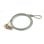 Cabo de Bloqueio Gembird LK-CL-01 4 Dígitos Aço 4mm Metal Grosso Prata