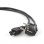 Cable de alimentación Gembird PC-186-ML12 Schuko a C5 1.8m Aprobado VDE Garantía por Vida