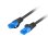 Cable de red Lanberg PCF6A-10CC-0100-BK 1m Cat6a S/FTP RJ-45 Negro
