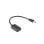 Adaptador USB A a USB C Lanberg AD-OTG-UC-01 0,15m USB 2.0 0,48 Gbit/s Negro