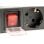 PDU Gembird EG-PDU-014-C14 1U Aluminio Negro 8 salidas AC C14 3m 16A
