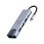 Hub Gembird 2 puertos 5 Gbps modelo A-CM-COMBO5-04 extras HDMI 4K, LAN, PD 87 W