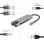 Hub Gembird 2 Ports 5 Gbps Modell A-CM-COMBO5-04 Extras HDMI 4K, LAN, PD 87 W