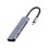 Adaptador Multiportas Gembird A-CM-COMBO6-02 USB-C HDMI 4K SD MicroSD USB 3.1/2.0 Cinzento