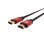 HDMI Kabel GENESIS NKA-0787 3m 1.4 3D Schwarz Rot HDMI Kabel