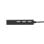 Hub NATEC 3 puertos USB 2.0 + 1 puerto RJ-45 Ethernet modelo Dragonfly compacto negro