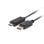 Cabo DisplayPort Lanberg CA-DPHD-11CC-0030-BK 3m Preto Alta Compatibilidade