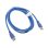 Cable USB Lanberg CA-US3E-10CC-0018-B 1,8m USB A a USB A Azul Contactos Chapados en Oro
