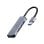 Hub Gembird 4 puertos USB 3.2 Gen 1 5Gbps modelo UHB-U3P1U2P3-01 aluminio integrado