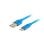 Câble USB Lanberg CA-USBO-22CU-0010-BL USB C vers USB A 1 m 0,48 Gbit/s Bleu