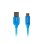 Câble USB Lanberg CA-USBO-22CU-0010-BL USB C vers USB A 1 m 0,48 Gbit/s Bleu