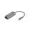 Adaptador de red NATEC Cricket USB 3.2 Gen 1 Type-C 100/1000 Mbit/s Gris RJ-45