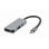 Hub Gembird 3 ports USB 3.2 Gen 1 Type-C 87 W Modelo A-CM-COMBO3-02 UHD 4K