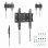 Soporte de pared TV Gembird WM-42F-01 30kg VESA 200x200 Acero Nivel Integrado Negro