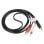 Câble Lanberg CA-MJRC-10CC-0015-BK 3,5mm et 2 x RCA Macho 1,5m Noir
