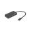Hub NATEC 4 puertos 5000 Mbit/s Silkworm USB-C a USB-A 3.2 Gen 1 compacto