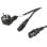 Cavo Lanberg CA-C13C-13CC-0018-BK 2m C13 accoppiatore CEE7/7 Cavo di alimentazione PC