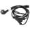 Cavo Lanberg CA-C13C-13CC-0018-BK 2m C13 accoppiatore CEE7/7 Cavo di alimentazione PC