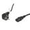 Cable alimentación Lanberg CA-C13C-11CC-0100-BK 10m C13 acoplador CEE7/7 negro