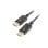 Cavo Lanberg CA-DPDP-10CC-0010-BK 1 m DisplayPort Maschio a Maschio 3840x2160px