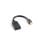 Adaptador Lanberg AD-0003-BK 0,12m Mini DisplayPort a DisplayPort Macho/Hembra 1920x1200px