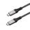 USB4 Kabel Gembird CCBP-USB4-CMCM240-1.5M 40 Gbit/s 1,5 m USB C zu USB C Schwarz Silber