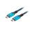Cable USB-C Lanberg CA-CMCM-45CU-0015-BK 1,5m 40Gbps 8K 240W Trenzado Algodón
