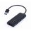 Hub Gembird 4 ports USB 3.0 modèle UHB-U3P4-03 couleur noir 5 Gbit/s