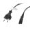 Cable de alimentación Lanberg CA-C7CA-10CC-0030-BK 3m C7 acoplador CEE7/16 negro