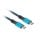 Cabo Lanberg CA-CMCM-45CU-0012-BK 0,12m USB C USB C USB4 Gen 2x2 Preto Azul