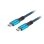 Cabo Lanberg CA-CMCM-45CU-0012-BK 0,12m USB C USB C USB4 Gen 2x2 Preto Azul