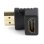 HDMI-Adapter Gembird A-HDMI90-FML Weiblich zu Männlich 90° Schwarz