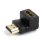 HDMI-Adapter Gembird A-HDMI90-FML Weiblich zu Männlich 90° Schwarz