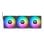 Thermaltake CT120 EX ARGB Pack 3x Ventoinhas 120mm 500-2000 RPM LED RGB Pretas