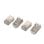 Conector RJ45 AISENS A138-0293 Cat5e FTP Acero inoxidable Pack 10 unidades