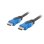 Cable HDMI Lanberg CA-HDMI-20CU-0045-BK 4,5 m 3D ARC 6 Gbit/s Negro Azul