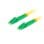 Lanberg FO-LALA-SD11-0010-YE Câble Fibre Optique 1 m LC-LC G.657.A1