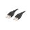 Cable USB Lanberg CA-USBA-20CU-0005-BK 0,5m USB 2.0 0,48Gbit/s Negro Níquel