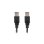 Cable USB Lanberg CA-USBA-20CU-0005-BK 0,5m USB 2.0 0,48Gbit/s Negro Níquel