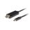 Cable USB Tipo C a HDMI Lanberg CA-CMHD-10CU-0030-BK 3m Macho/Macho Negro