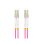 Cable de fibra óptica Lanberg FO-LULU-MD41-0010-VT 1m OM4 LC-LC violeta